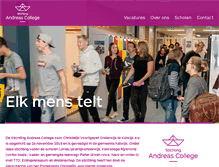 Tablet Screenshot of andreascollege.nl